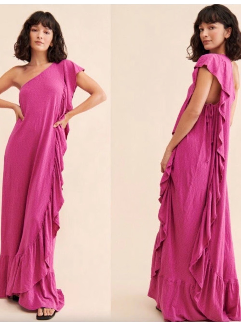 FP Movement Elisa One-Shoulder Maxi Dress